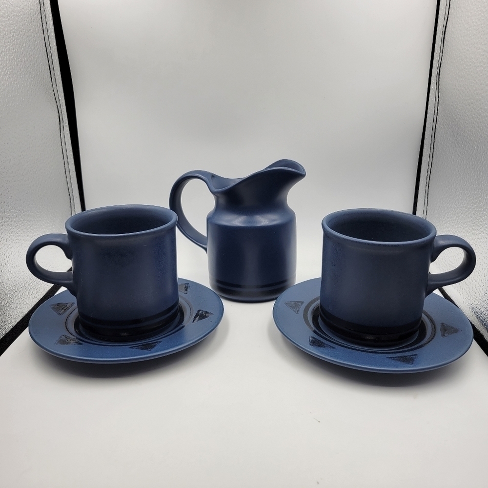 Pfaltzgraff Morning Light Blue Stoneware - set of 5